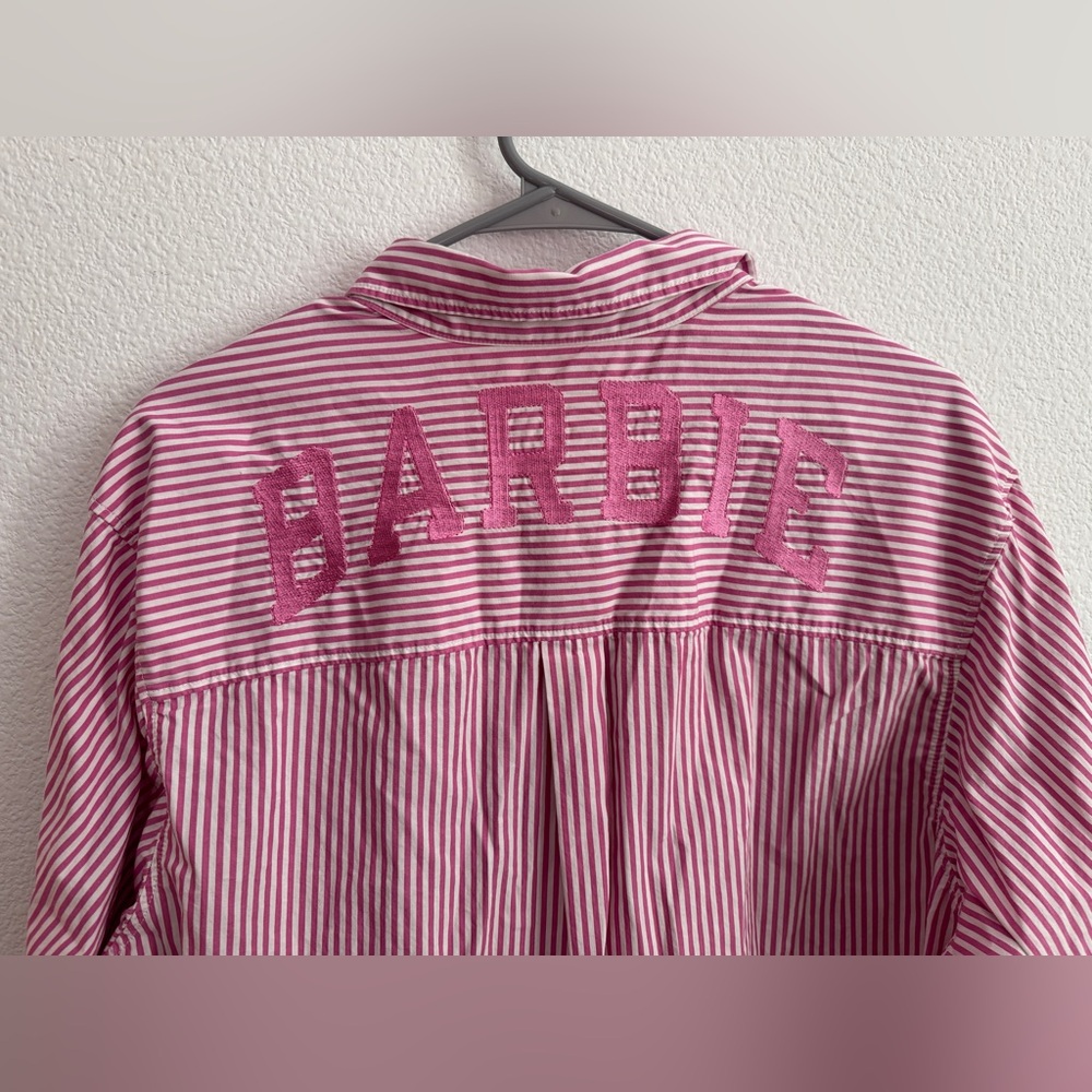 Gap Oversized Special Edition Button Up *Barbie - image 6